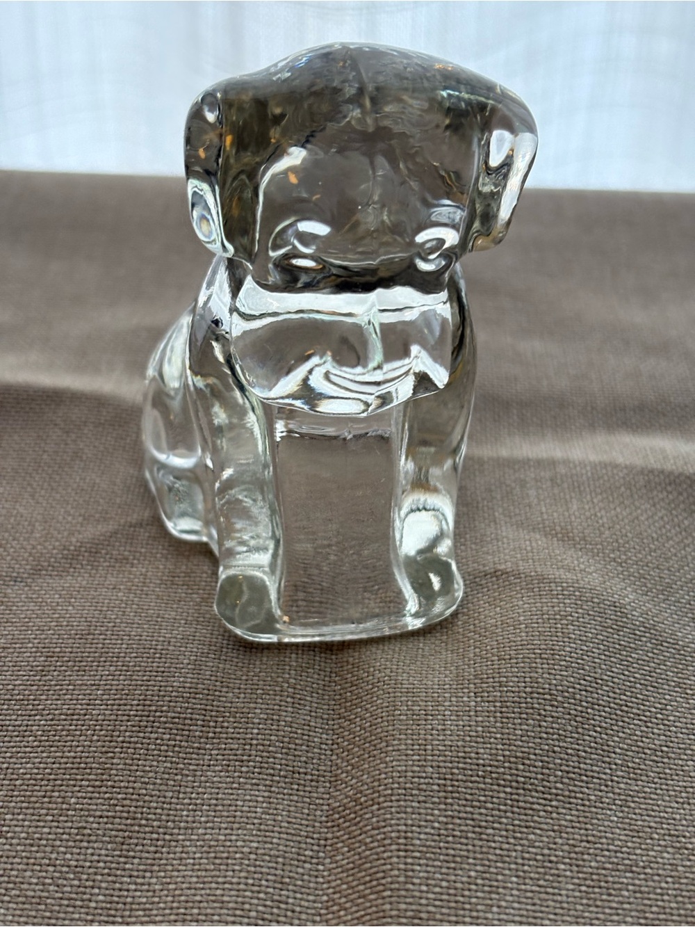 Federal Glass Puppy Figurine - Home Art Decor